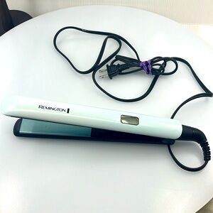 REMINGTON Anti-Frizz Therapy Straightening Iron 1” Flat Iron with temp control